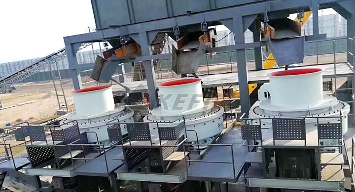 Artificial sand making plant